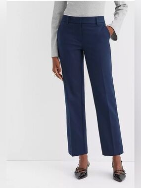 LOFT Navy rivera slim Pants